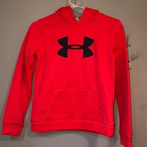 Neon pink under armor hoodie